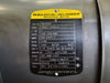 BALDOR 1 hp, 208-230/460 Vols, 1140 rpm, 145T Electric Motor BM3556T w/ Stearns Brake 