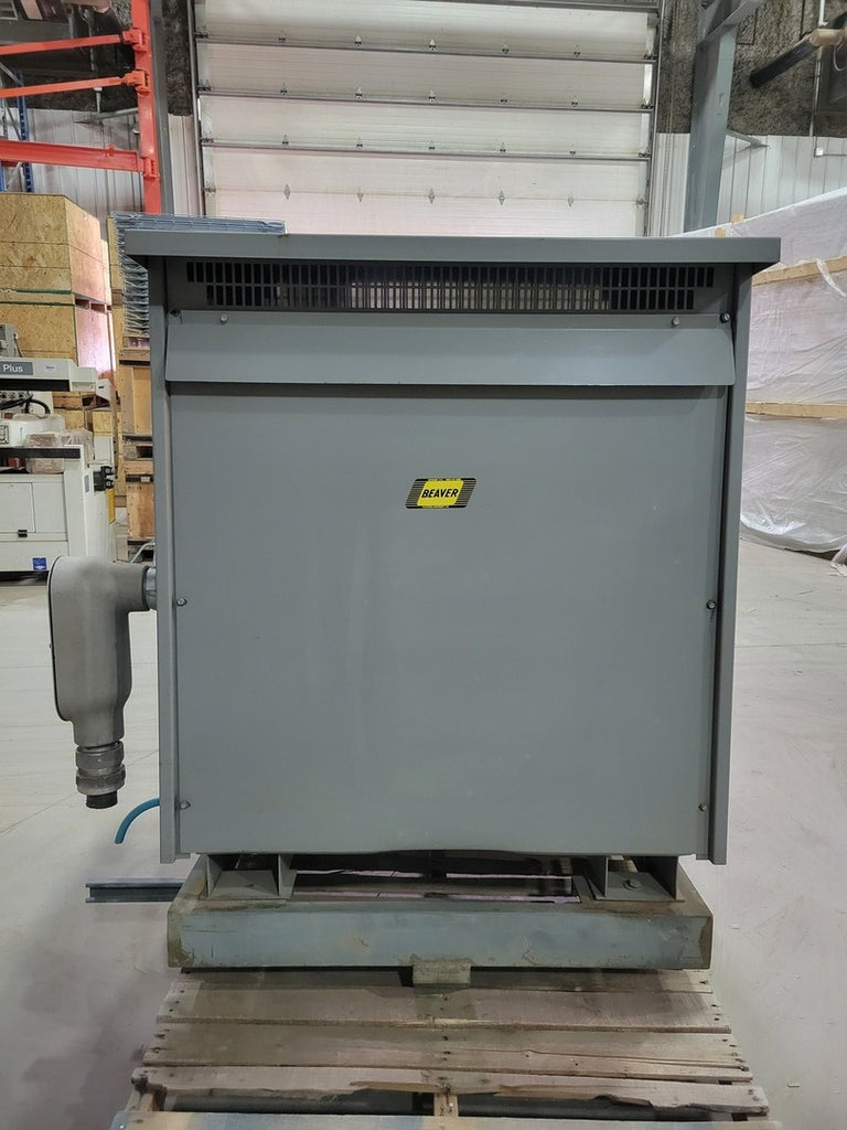 BEAVER 75 kVA Transformer, 4160 pri. volts, 208Y/120 sec. volts BC75U-M/X/Z