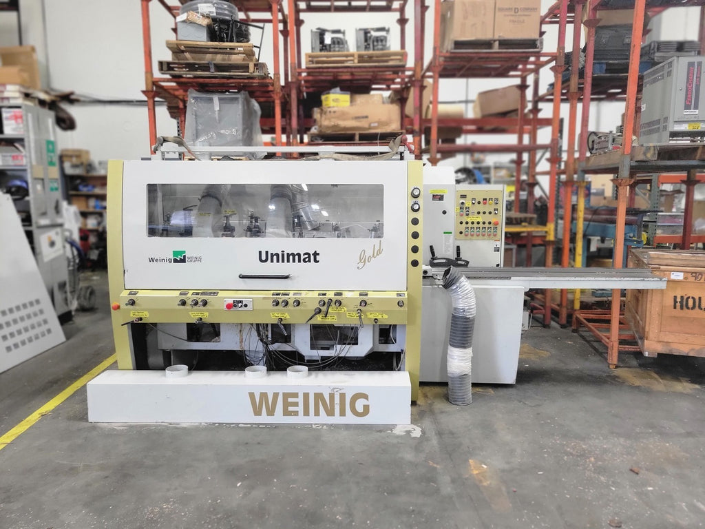 MICHAEL WEINIG 6-Head Industrial Moulder with Crown Moulding and Architectural Profile Knives