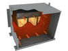 BEAVER 1.5 kVA Isolation Transformer, 600 pri. volts, 120/240 sec. volts SER1.5T-G8C