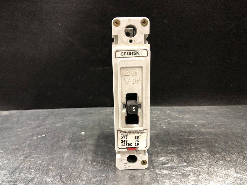 FEDERAL PIONEER 15 Amp, 1 Pole, 347 volts Circuit Breaker CE1015N