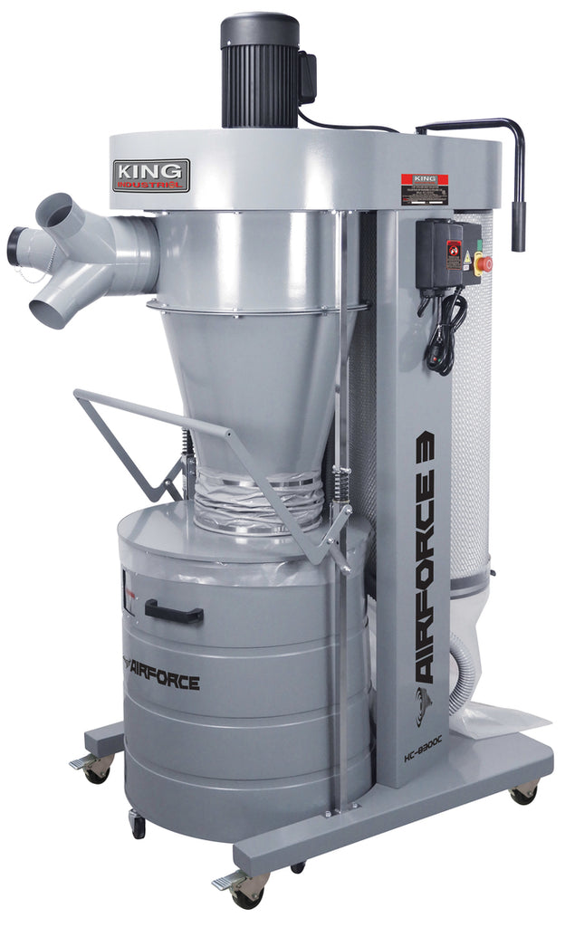 KING CANADA 3 HP Cyclone Dust Collector No. KC-8300C 