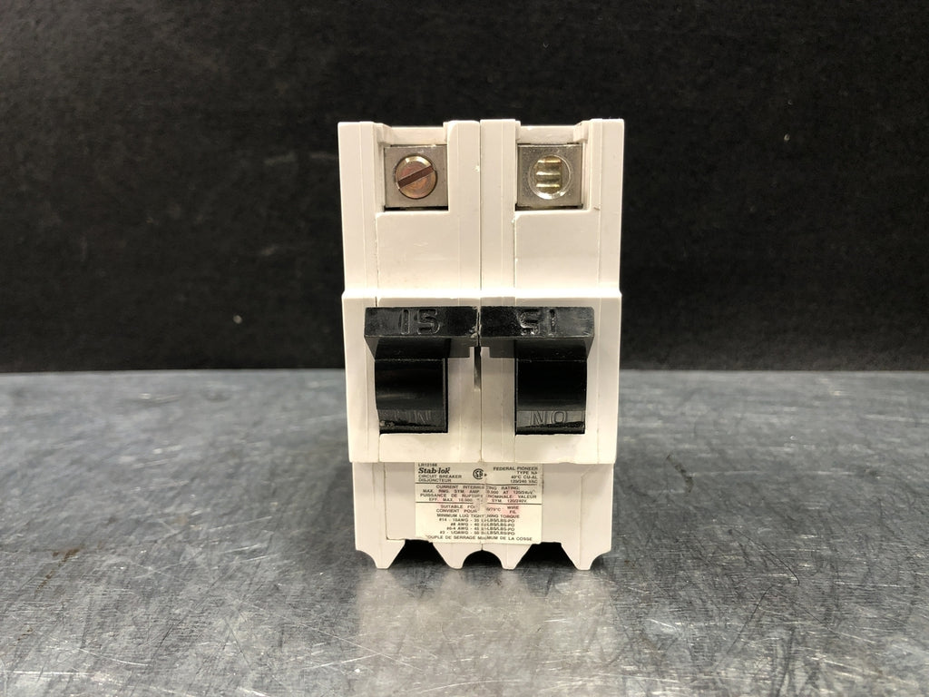 FEDERAL PIONEER 15 Amp, 2 Pole, 120/240 volts Circuit Breaker NA215