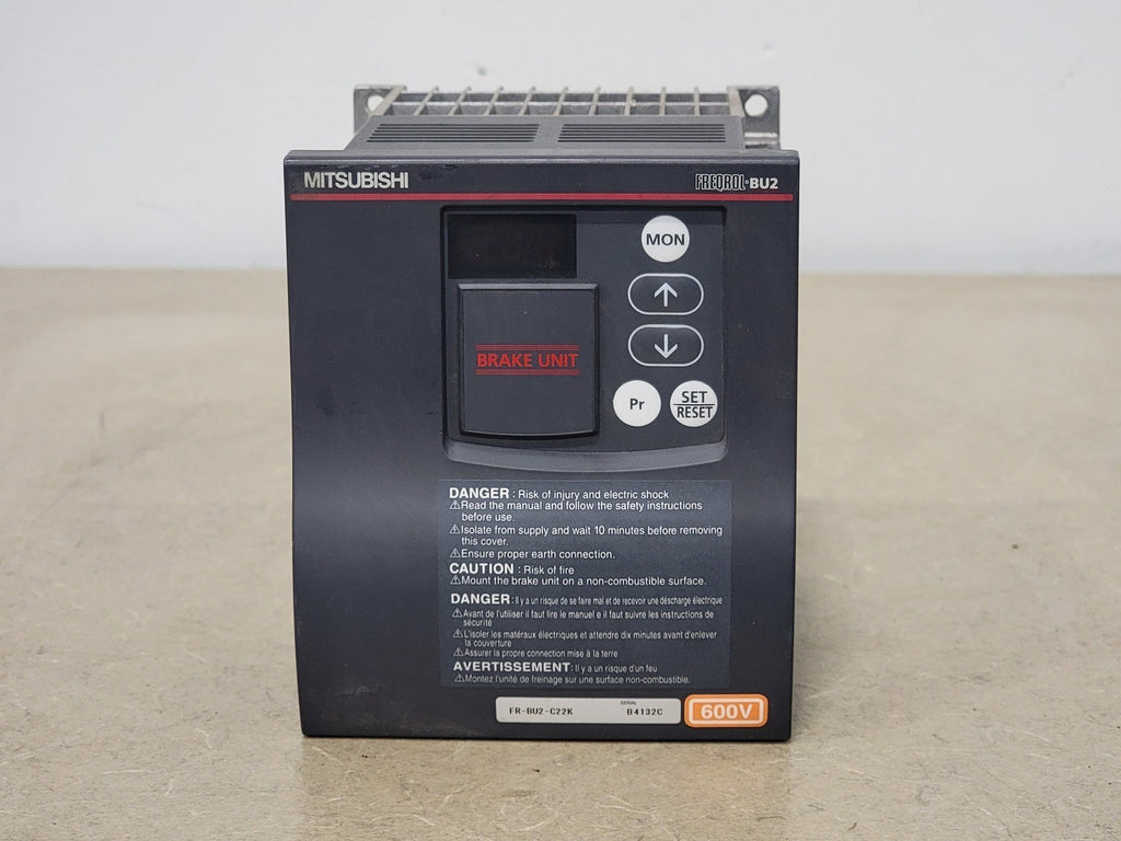 MITSUBISHI ELECTRIC CORPORATION 30 hp, 600 Volts, 3-Phase Resistor Brake Unit FR-BU2-C22K