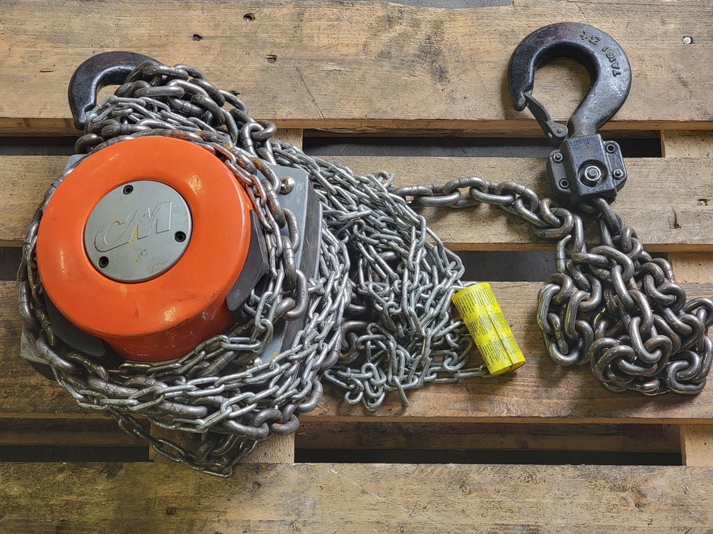 COLUMBUS MCKINNON 3 Ton Chain Hoist Hurricane 360