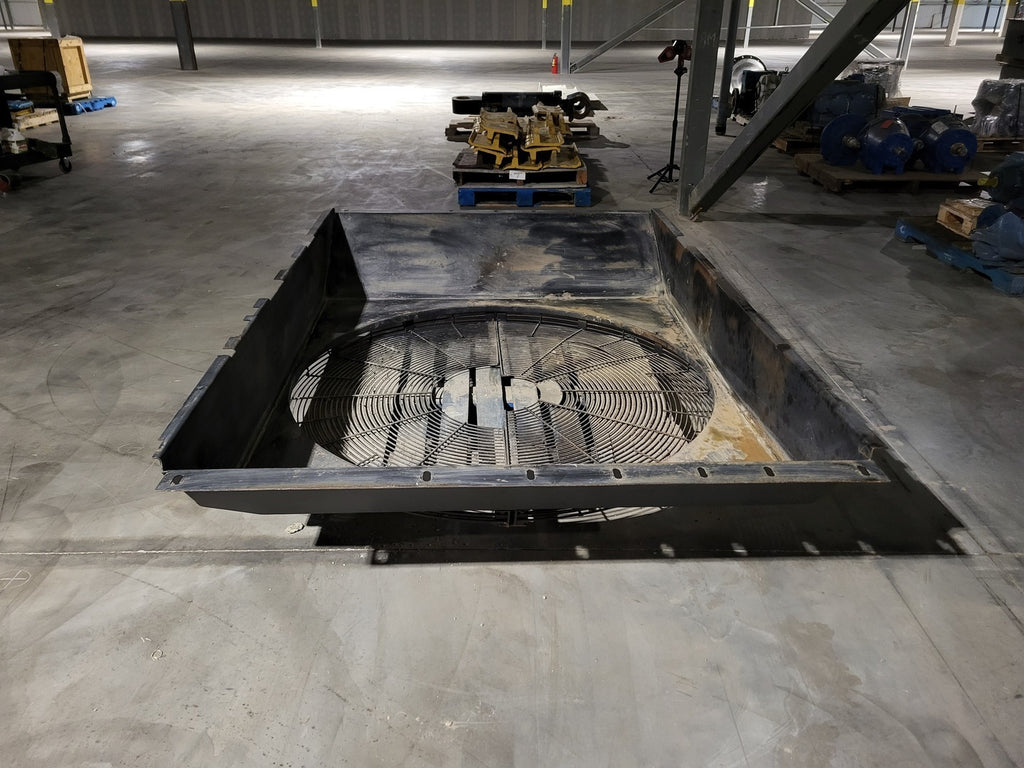 Industrial Cooling Tower Fan Shroud Assembly with 56" Fan Guard Steel Fan Deck