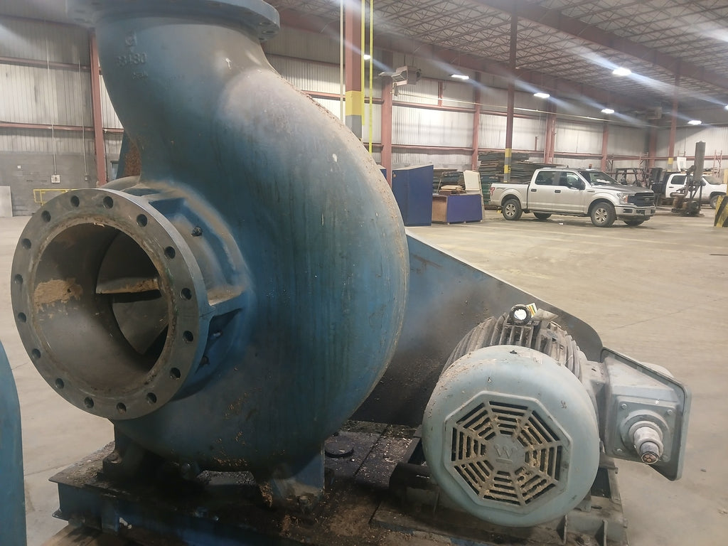 GOULDS 9,000 GPM 18X18-22H Process Pump 3175 w/ 75 hp Motor