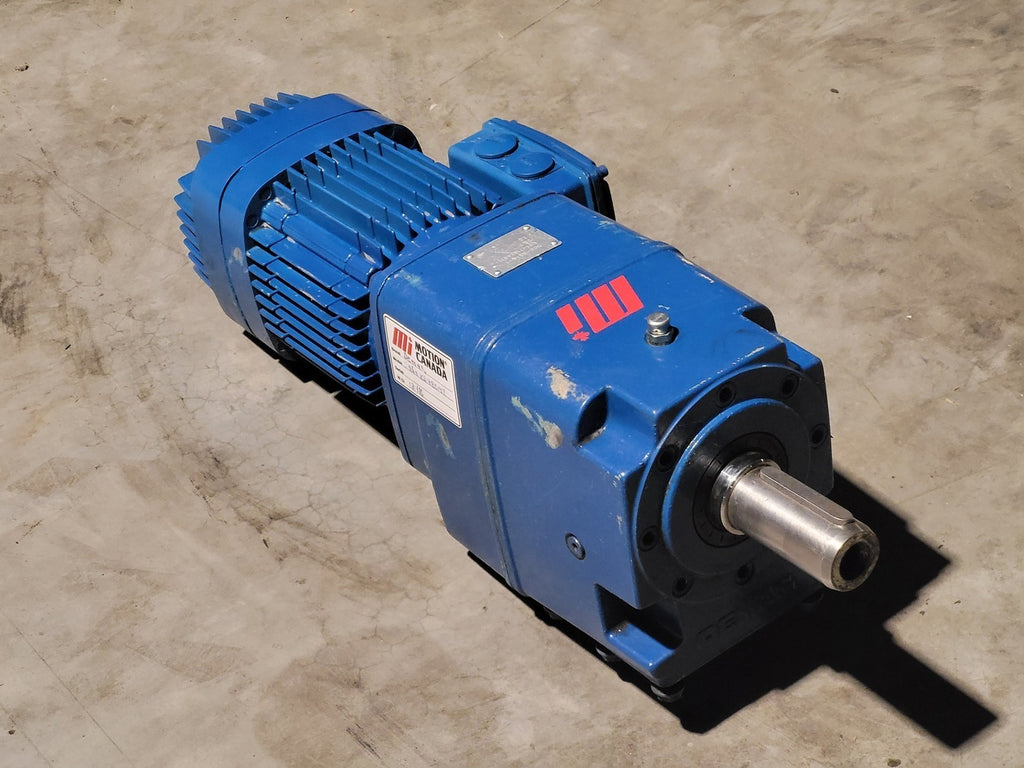 DEMAG 1.55hp, 330/575V, 1635rpm, 3-Ph, Electric Motor KBA80A4 w/ Gear Reducer