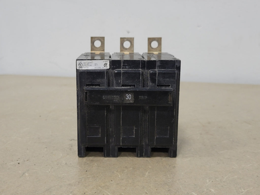 EATON 30 Amp, 3 Pole, 240 Volts Circuit Breaker QBHW3030H