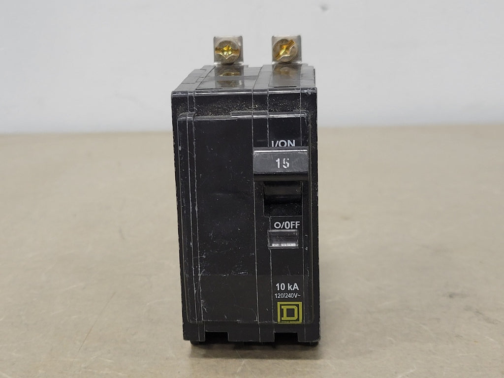 SQUARE D 15 Amp, 2 Pole, 120/240 volts Circuit Breaker QOB215