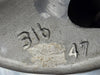 Pump Impeller, 6x8-18, 2 Vane, 316SS, 53106-1