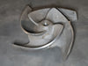 GOULDS Pump Impeller, 4 Vane, 316SS, 259-75-1203