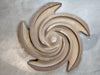 GOULDS Pump Impeller, 5-Vane, 56090
