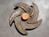 GOULDS Pump Impeller, 5-Vane, 56090