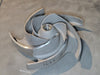 GOULDS 5-Vane Pump Impeller 316SS, Size 6x8x18, 84528-2