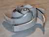GOULDS 5-Vane Pump Impeller 316SS, Size 6x8x18, 84528-2
