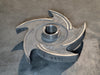 GOULDS 5-Vane Pump Impeller 316SS, Size 6x8x18, 84528-2