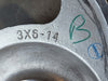 GOULDS 2-Vane Impeller 316SS for 3175S Pump Size 3x6-14, 257-99-1203