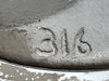 GOULDS 2-Vane Impeller for 3175M Pump Size 6x10-14, 259-67-1203-561