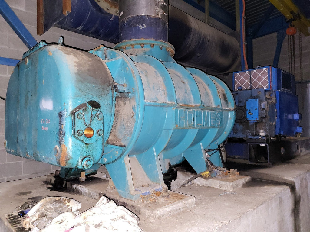 HOLM 700hp Induction Motor 4160V w/ HR80 Bi-Lobe Positive Displacement Blower