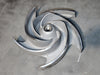 GOULDS 5-Vane Pump Impeller 316SS, Size 6x8x18, 84528-2