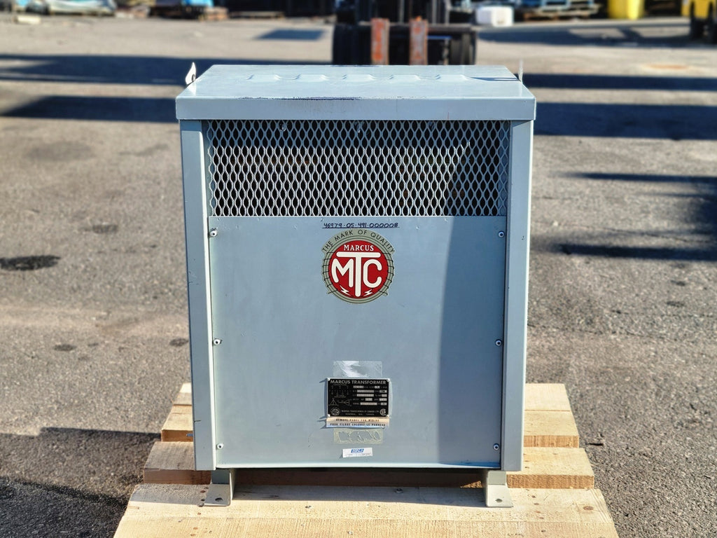 MARCUS TRANSFORMER 45 kVA Transformer, 600 Pri. volts, 208 Sec. volts 4321
