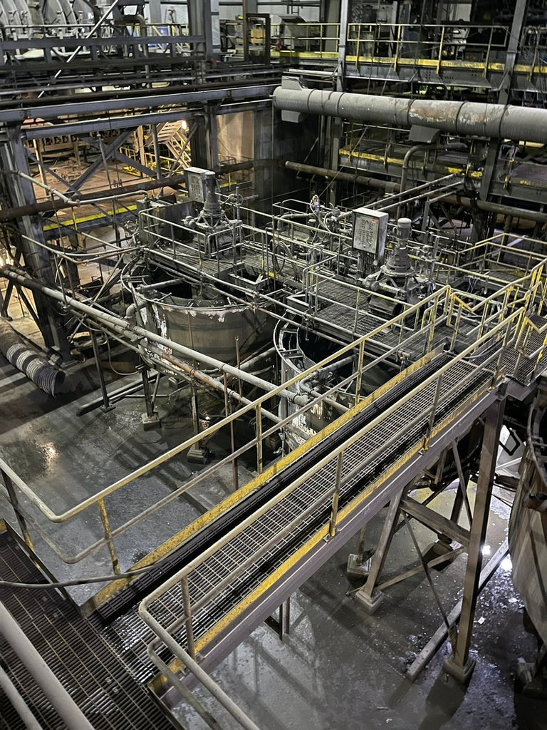 15 ft x 7 ft Concentrate Thickener w/ Rake, 5 hp Agitator w/ Digital Control Pnl