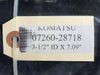 KOMATSU 3-1/2" ID x 7.09" Hydraulic Piping Hose 07260-28718