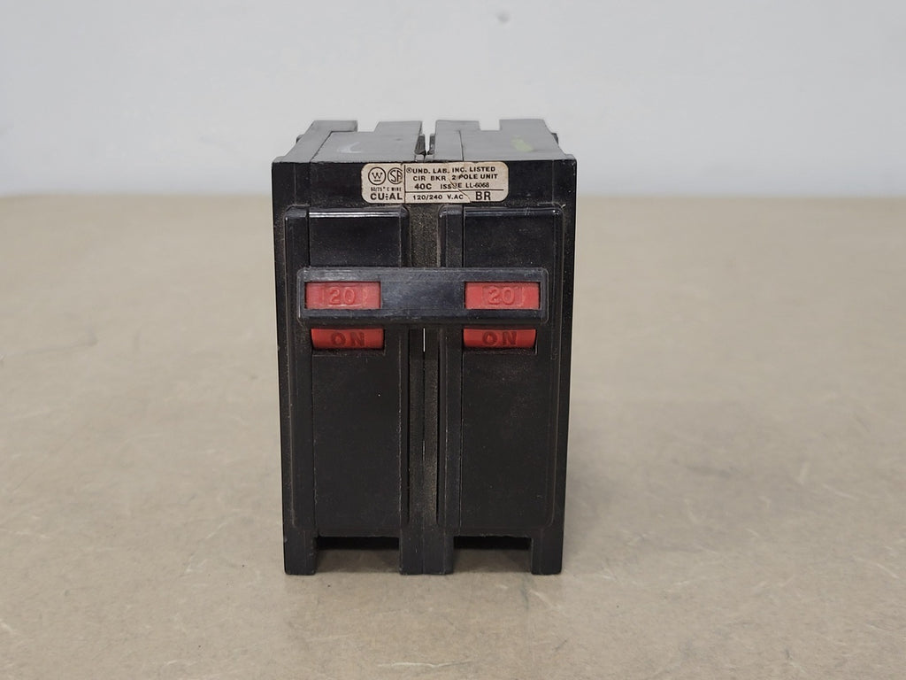 BRYANT 20 Amp, 2 Pole, 120/240 Volts Circuit Breaker BR220