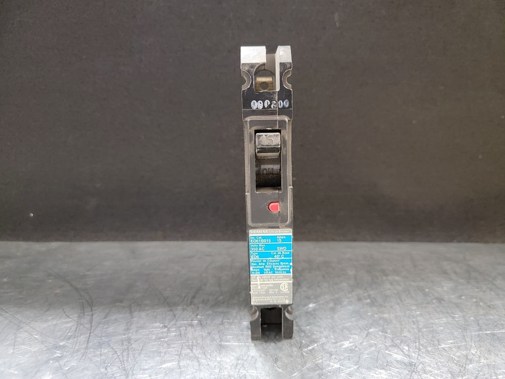SIEMENS 15 Amp, 1 Pole, 120/240 volts Circuit Breaker ED61B015