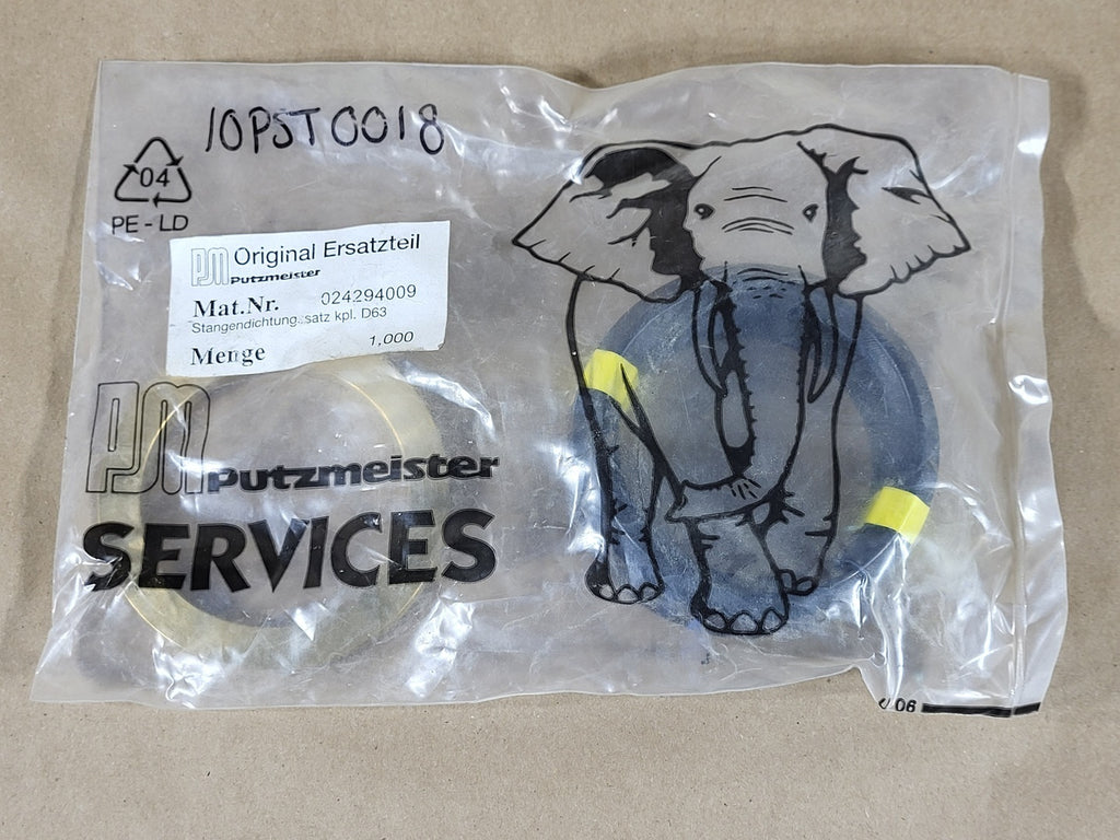 PUTZMEISTER Seal Set for Rod 024294009 (Box of 7)