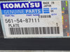 KOMATSU Plate 561-54-87111