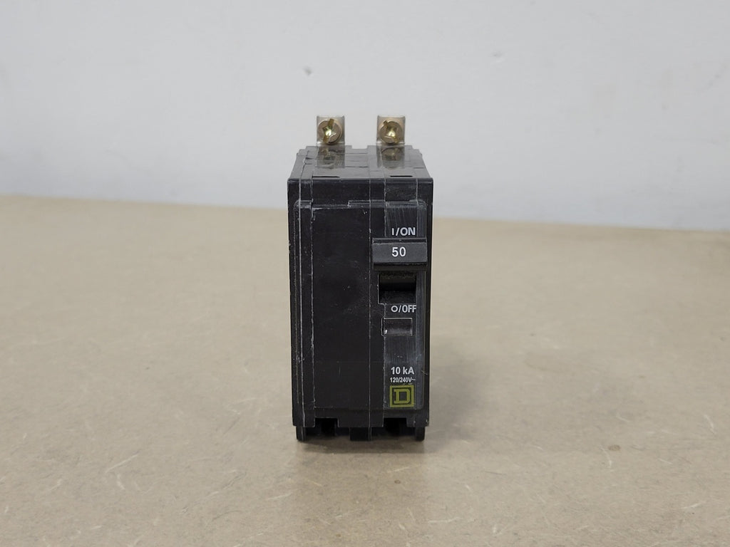 SQUARE D 50 Amp, 2 Pole, 120/240 Volts Circuit Breaker QOB250
