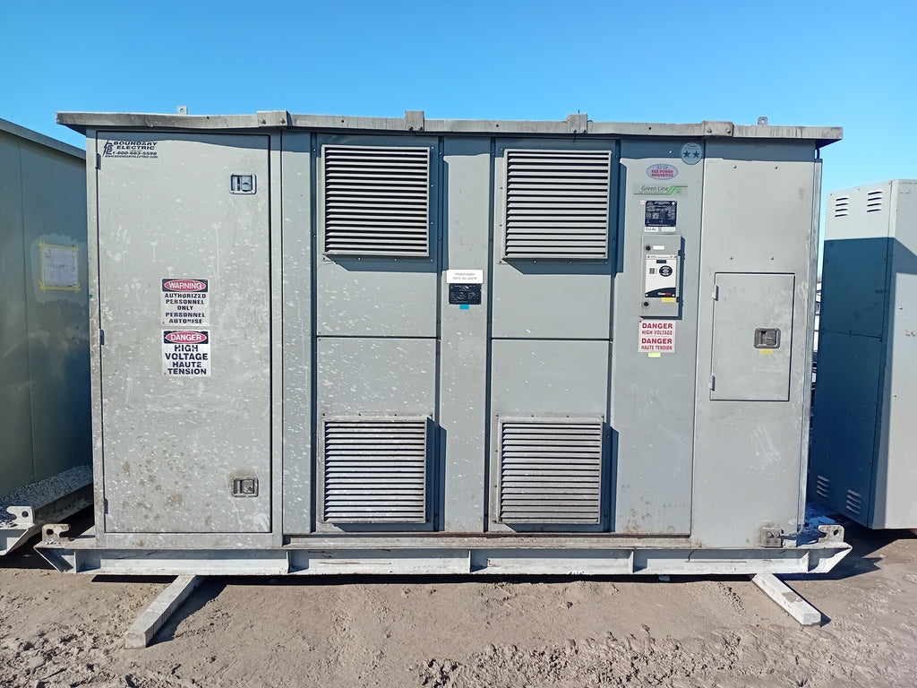 BOUNDARY ELECTRIC Outdoor Portable Substation w/ 1000 kVA Transformer, 4160V HV, 600Y/346V LV