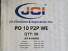 JCI FILTRATION  AND SEPARATION INC Polypropylene Felt Bag Filter PO 10 P2P WE (Box of 50)