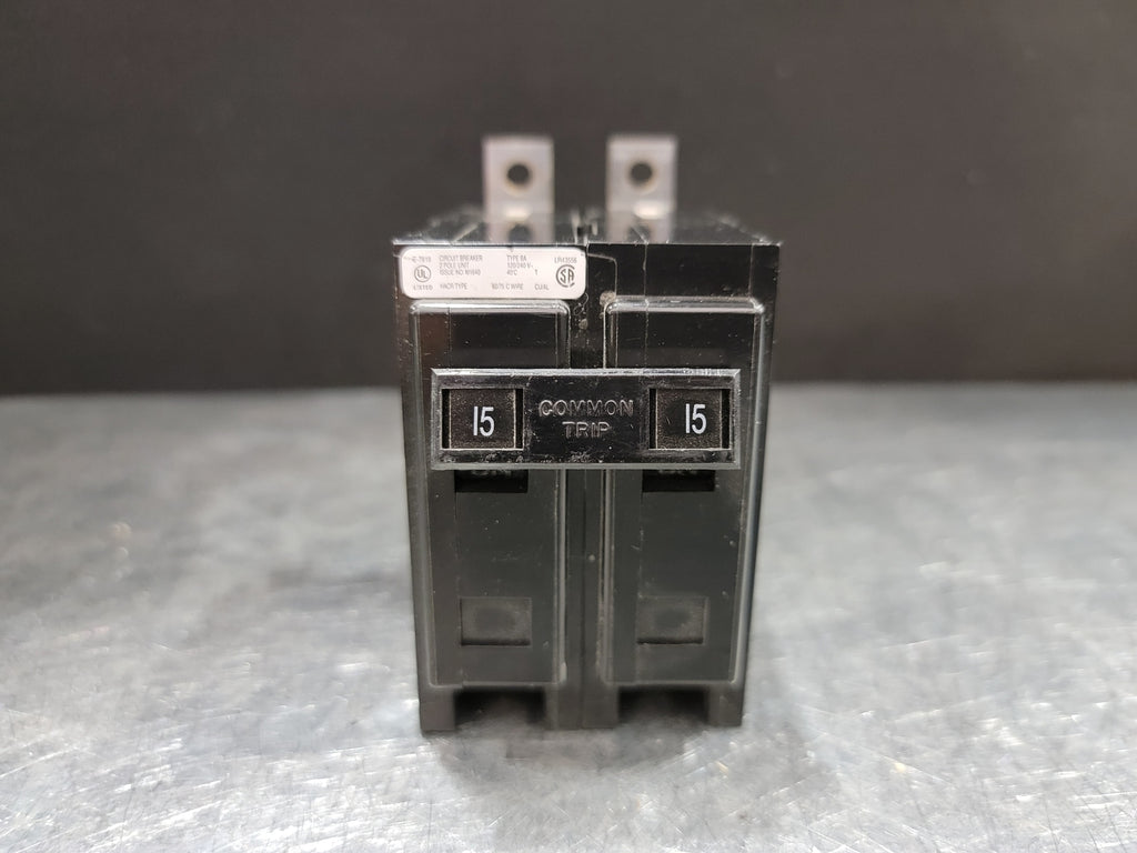 CUTLER-HAMMER 15 Amp, 2 Pole, 120/240 volts Circuit Breaker BA215