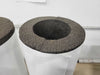 Closed-Cell Elastomeric Foam Pipe Insulation Sleeves | Large Diameter | Lot of 2