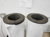 Closed-Cell Elastomeric Foam Pipe Insulation Sleeves | Large Diameter | Lot of 2