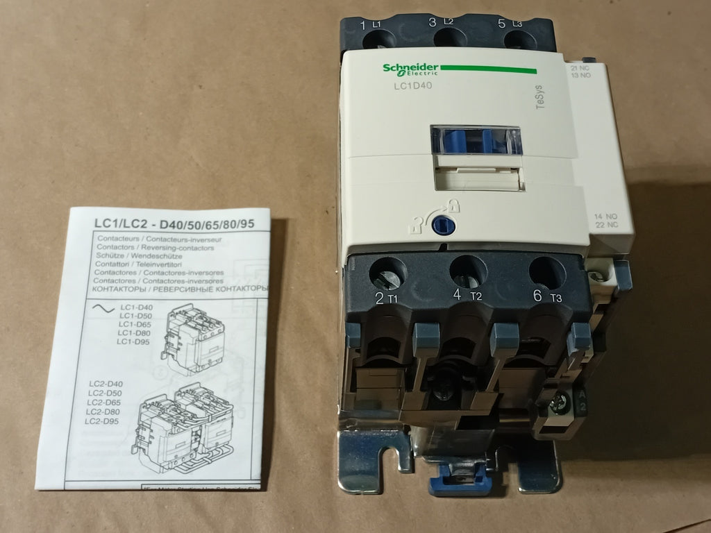 SCHNEIDER ELECTRIC 40Amp, 30hp, 110V Magnetic Contactor LC1D40F7