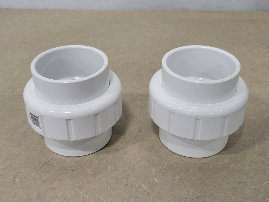 SPEARS 2" PVC Union Socket SCH 40/STD, Buna, 457-020 (Lot of 2)
