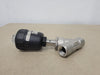 BURKERT 3/4" PTFE SS Class 150 2- Way Piston Op Angle Seat Valve 00454620