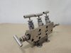 HAM-LET 5 Way Direct Mount Manifold NPT Connection M-50A-15-8NF-SS-T-T