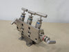 HAM-LET 5 Way Direct Mount Manifold NPT Connection M-50A-15-8NF-SS-T-T