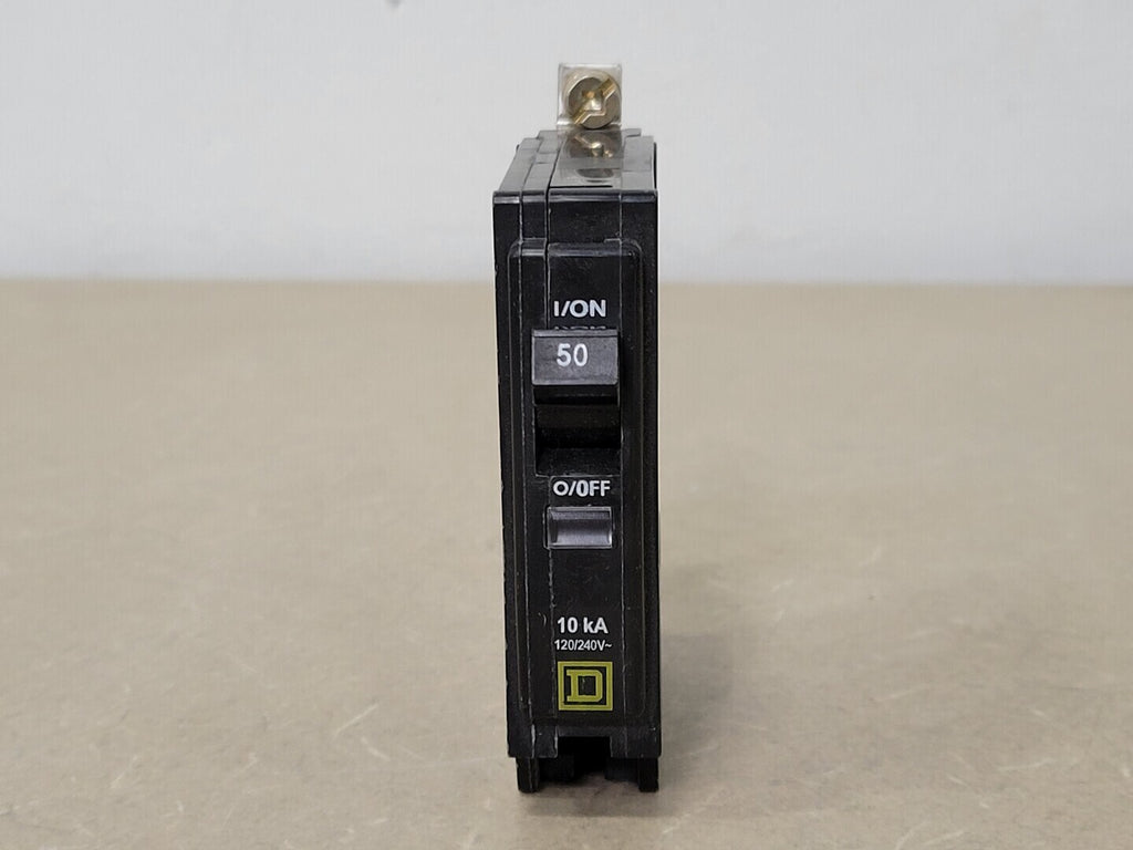 SQUARE D 50 Amp, 1 Pole, 120/240 Volts Circuit Breaker QOB150