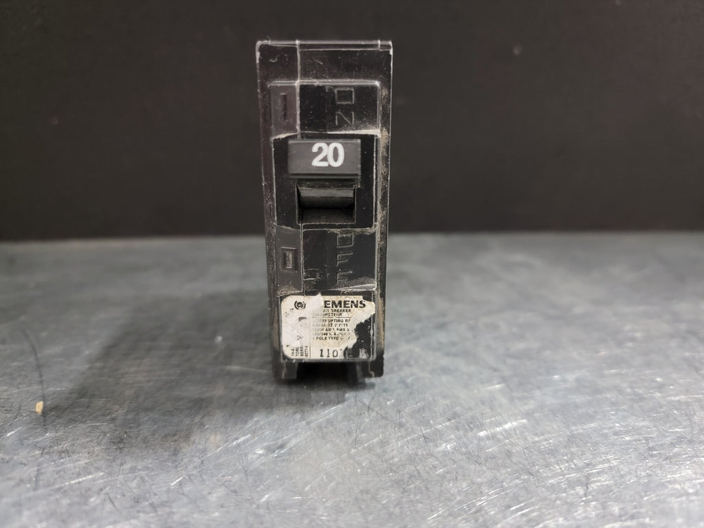SIEMENS 20 Amp, 1 Pole, 120/240 volts Circuit Breaker Q120