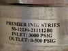 PREMIER INDUSTRIES INC. 3000 PSI Outlet Gas Regulator 50-12230-211112B0