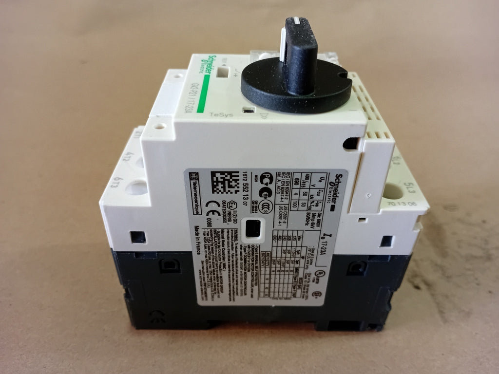 SCHNEIDER ELECTRIC 17-23 Amp, 3 Pole, 690 volts Circuit Breaker GV2P21