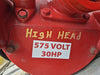 FLYGT 30 hp Submersible Pump 202 ft Head, 575 Volt 