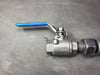 NVC Plug Grout with 1/2" 2000WOG Stainless Steel Ball Valve
