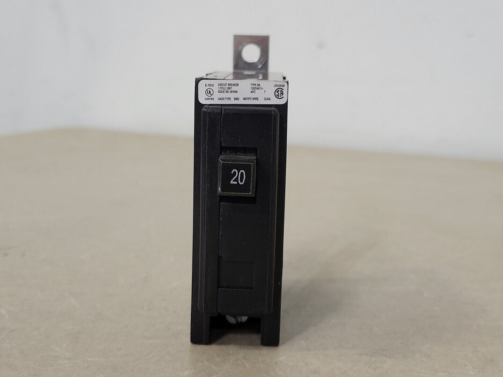 CUTLER-HAMMER 20 Amp, 1 Pole, 120/240 volts Circuit Breaker BA120